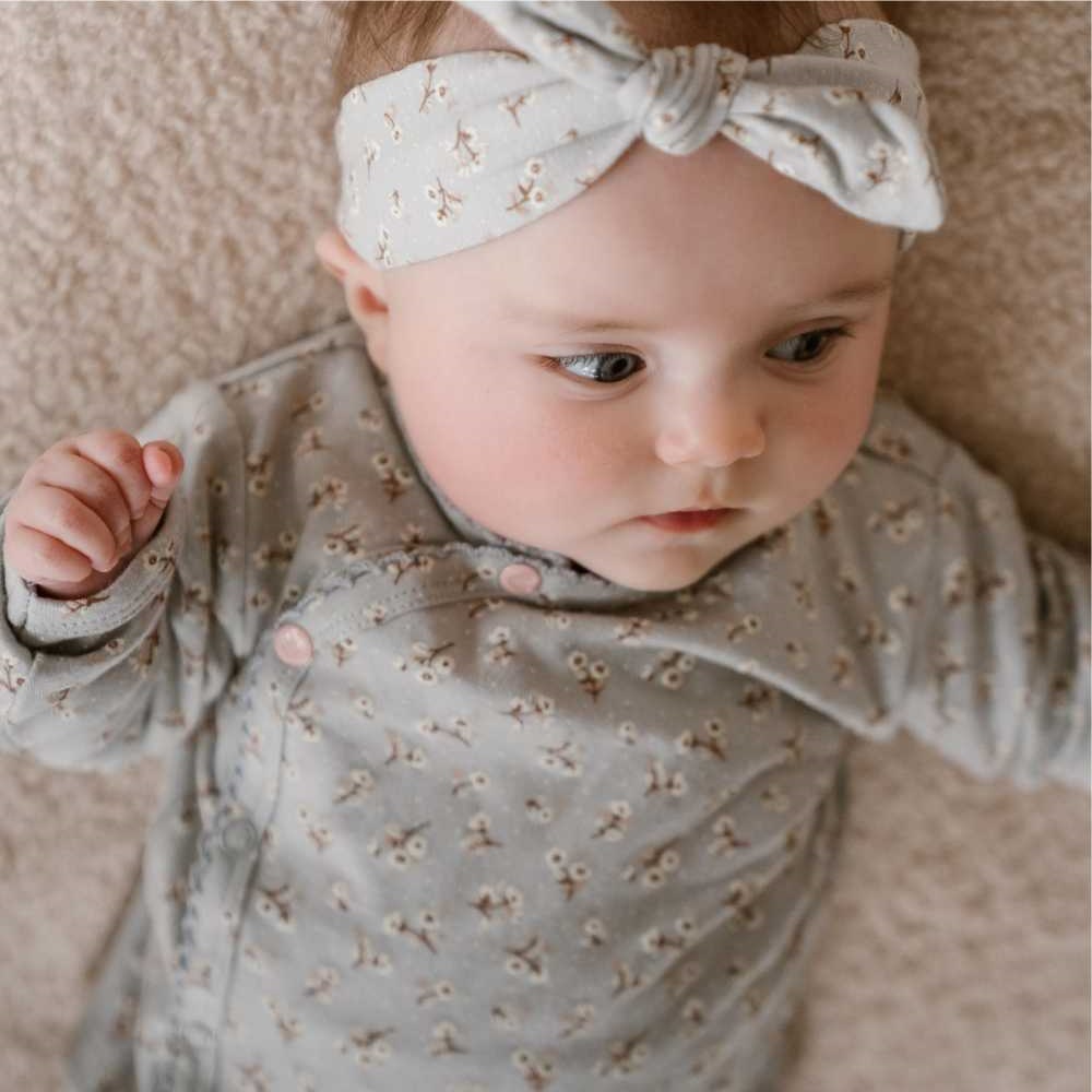 Dirkje Mädchen Baby Bio Longsleeve Hose Haarband 
